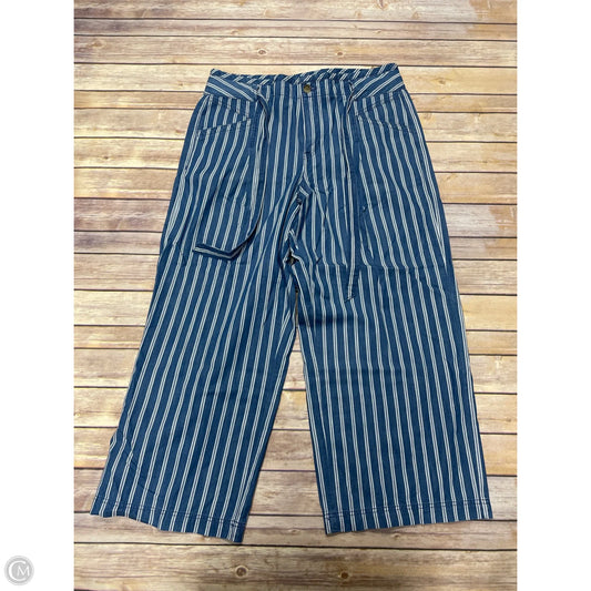 Pants Wide Leg By American Eagle In Blue & White, Size: 16