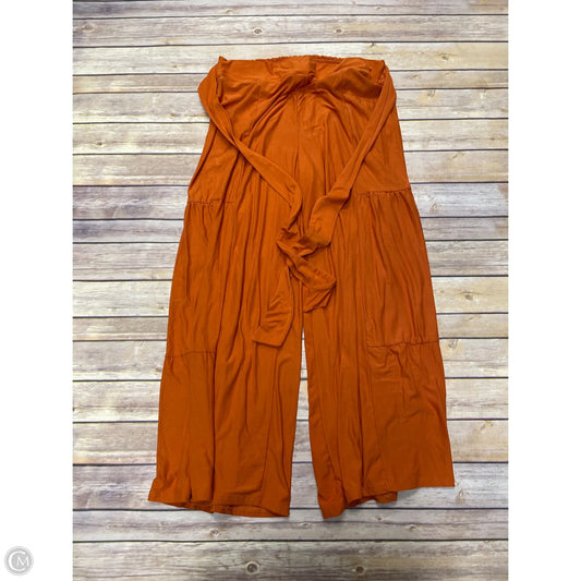 Pants Wide Leg By Derek Heart In Orange, Size: Xl