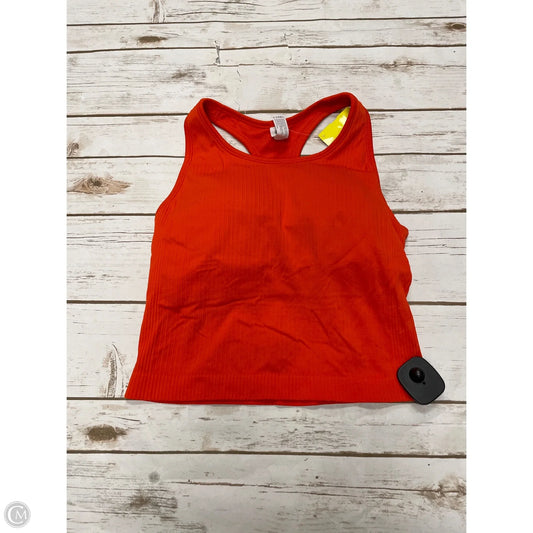 Athletic Bra By 90 Degrees By Reflex In Orange, Size: S
