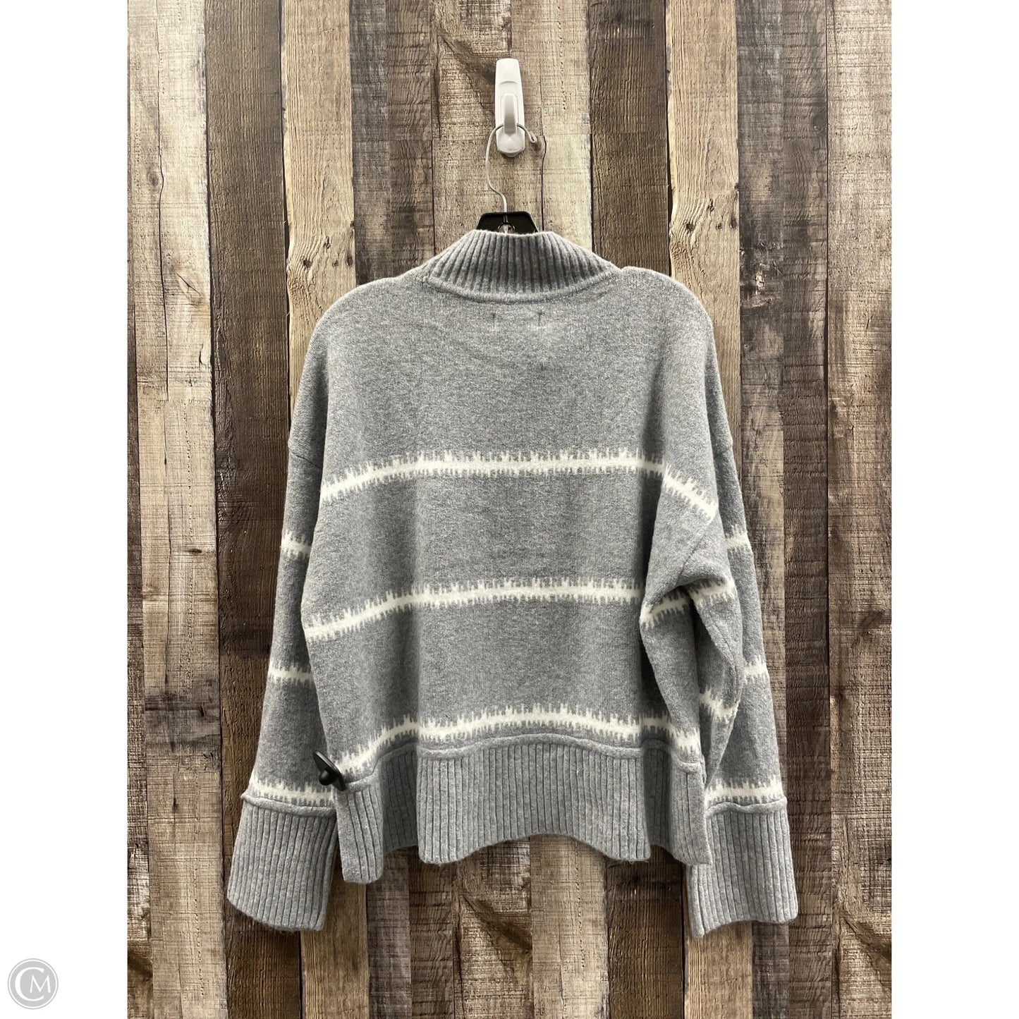 Sweater By Nine West In Grey, Size: Xl