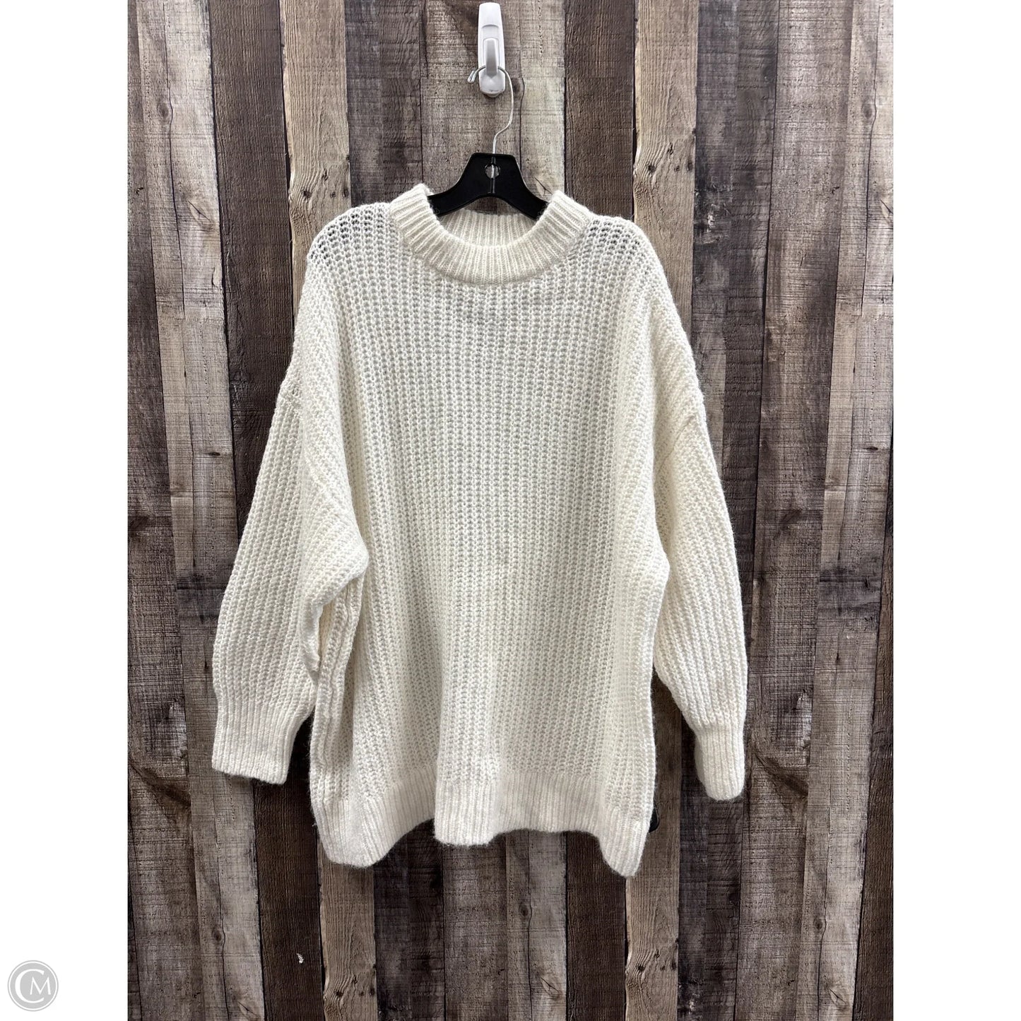 Sweater By Old Navy In Cream, Size: Xxl