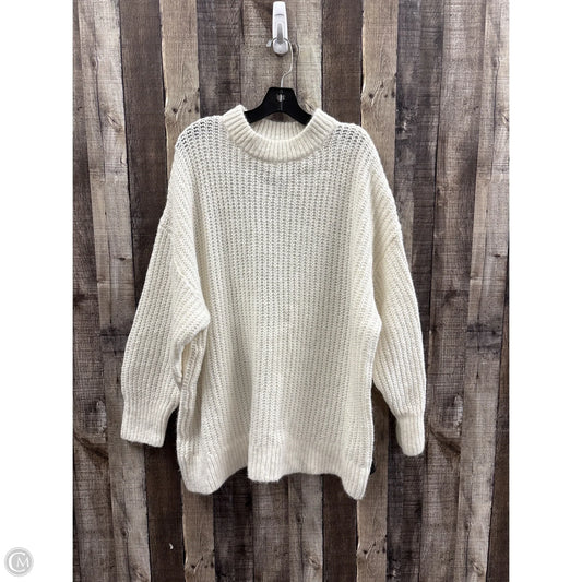 Sweater By Old Navy In Cream, Size: Xxl