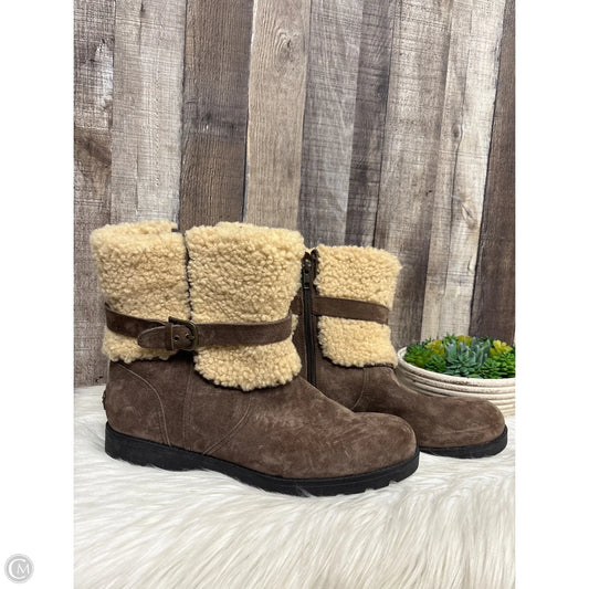 Boots Designer By Ugg In Tan, Size: 10