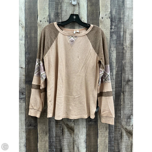 Top Long Sleeve By Cato In Multi-colored, Size: M