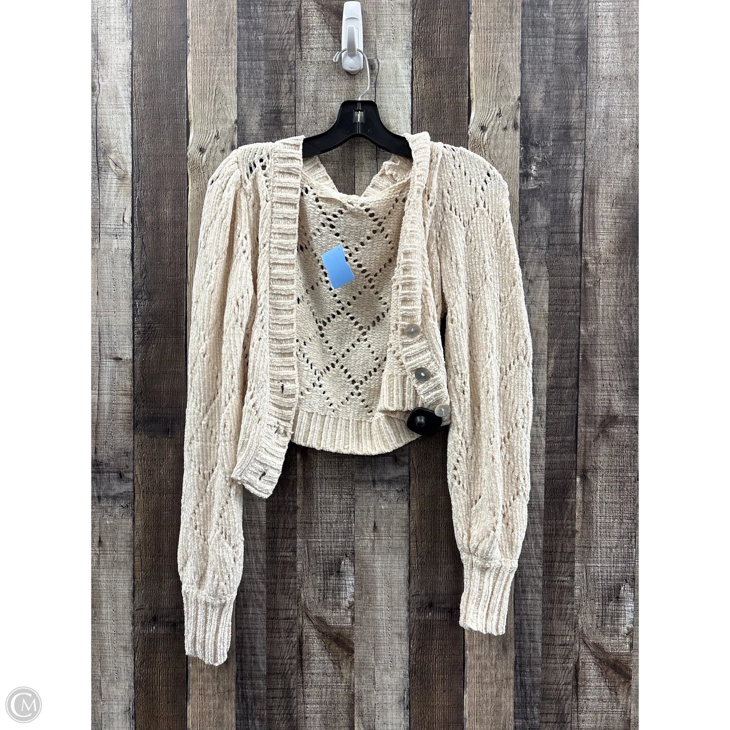 Sweater Cardigan By Altard State In Cream, Size: S