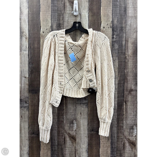 Sweater Cardigan By Altard State In Cream, Size: S
