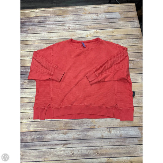 Top Long Sleeve By American Eagle In Orange, Size: Xxl