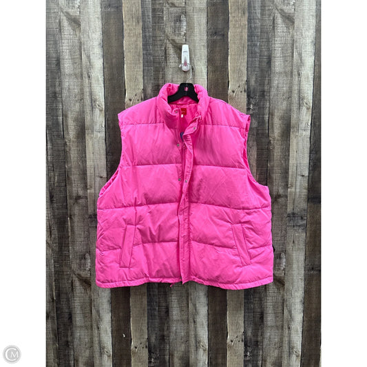Vest Puffer & Quilted By Target In Pink, Size: 3x