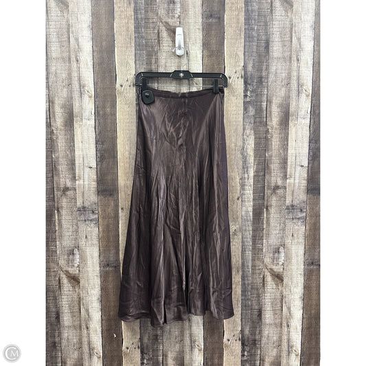 Skirt Maxi By Zara In Brown, Size: Xs