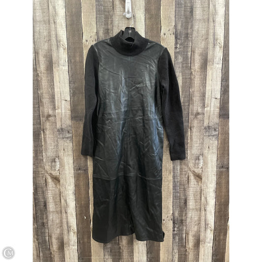 Dress Casual Midi By Ann Taylor In Black, Size: S
