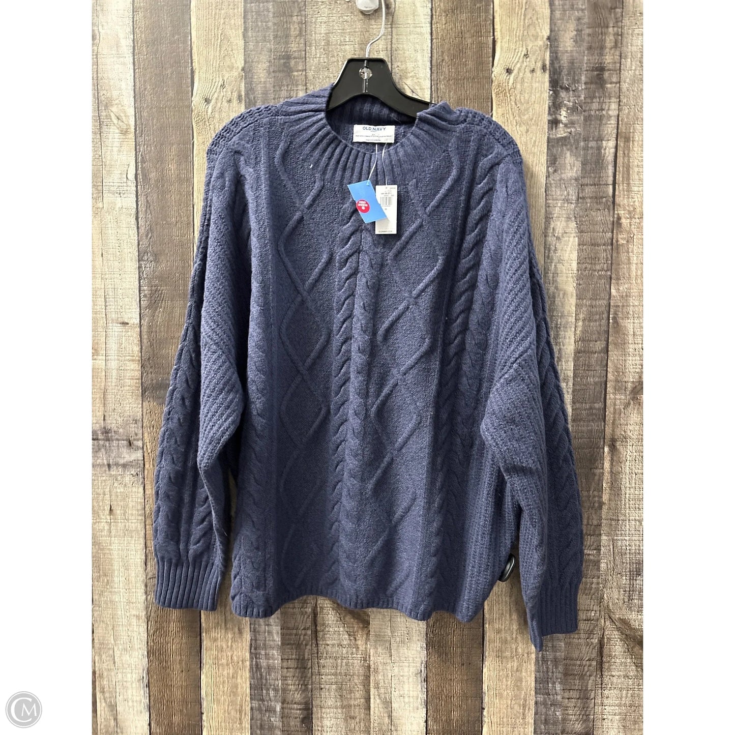 Sweater By Old Navy In Blue, Size: 2x