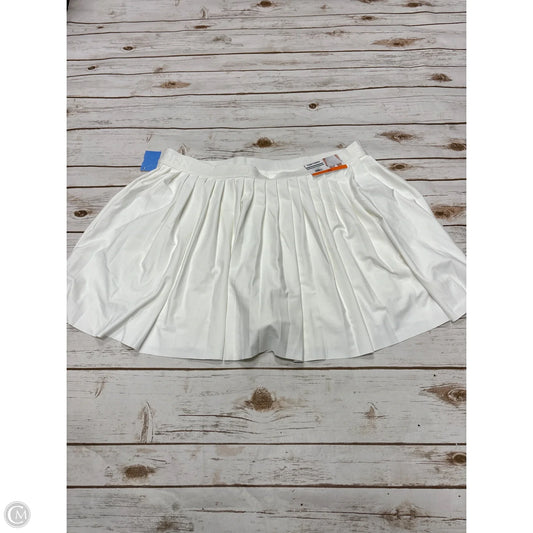 Athletic Skort By Tretorn In White, Size: Xxl