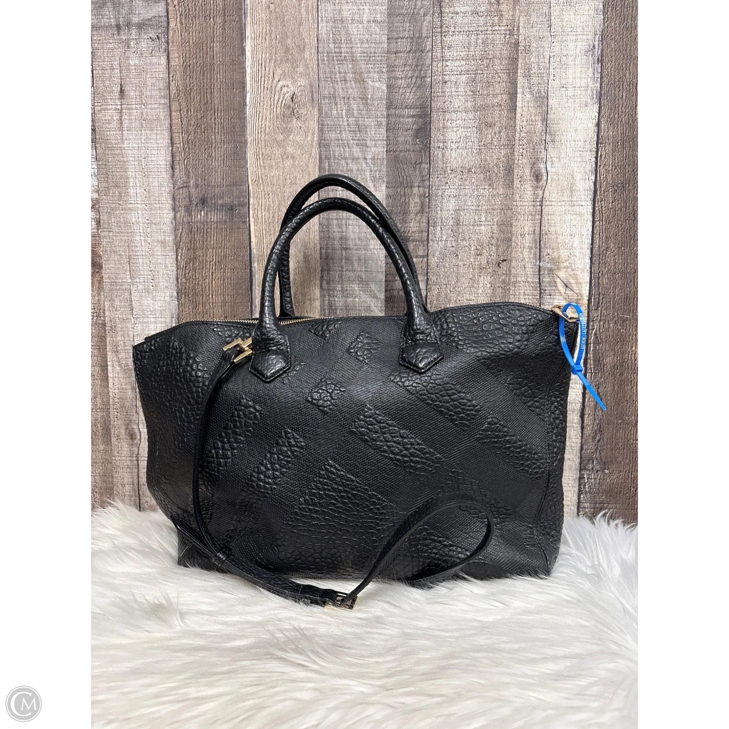 Tote Luxury Designer By Burberry, Size: Medium