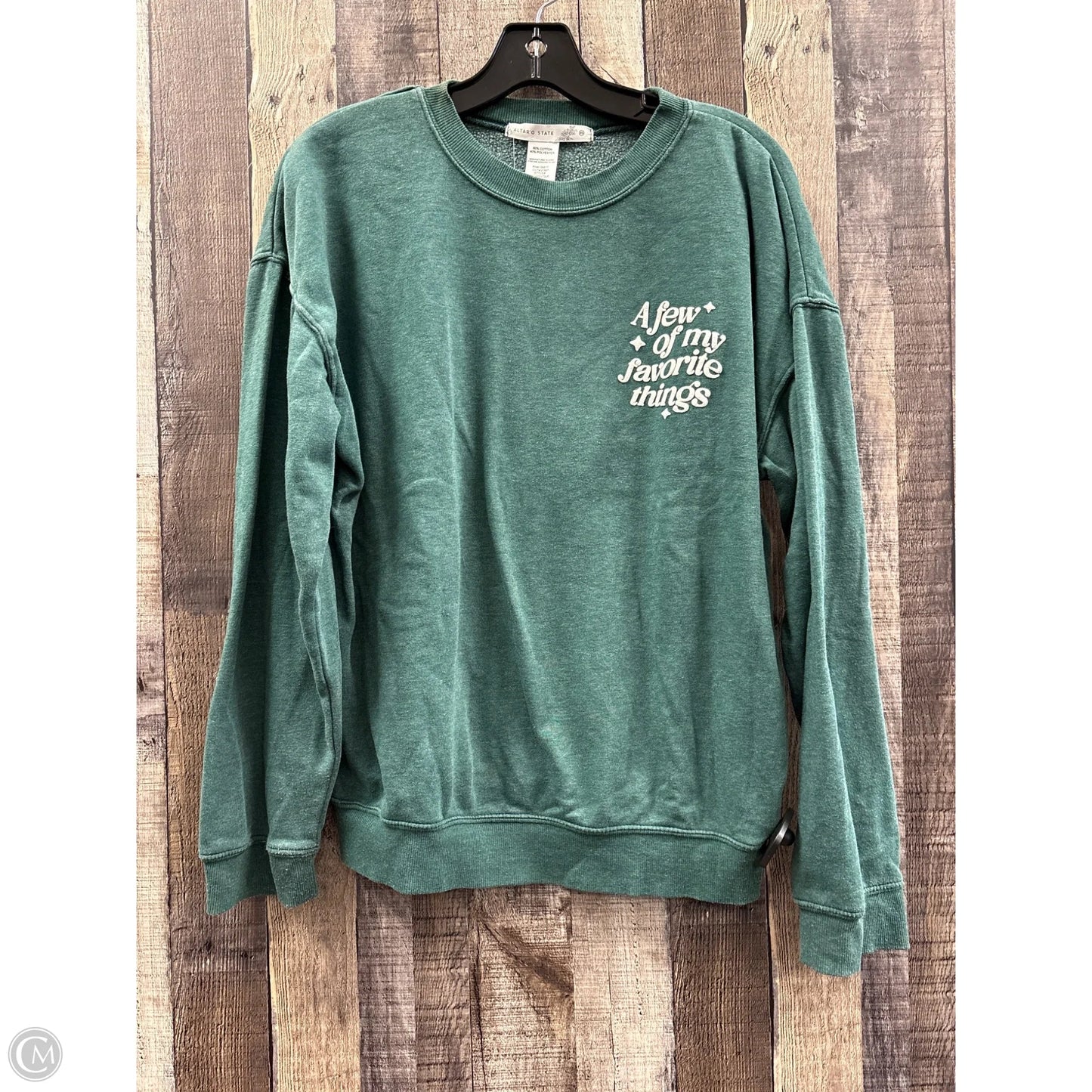 Sweatshirt Crewneck By Altard State In Green, Size: Xs