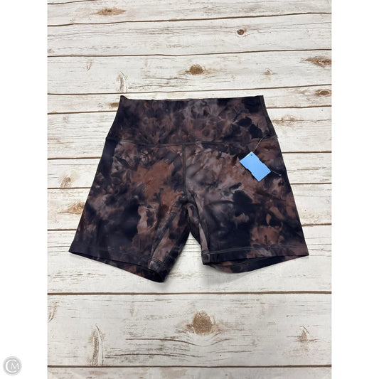 Athletic Shorts By Lululemon In Camouflage Print, Size: 8
