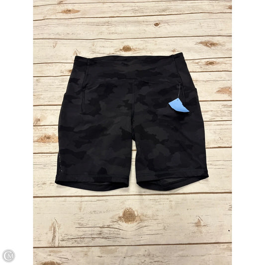 Athletic Shorts By Lululemon In Camouflage Print, Size: 10