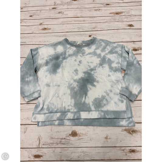Sweatshirt Crewneck By Pink Rose In Tie Dye Print, Size: M
