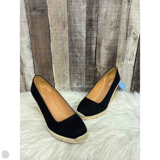 Shoes Heels Wedge By J. Crew In Black & Tan, Size: 8.5