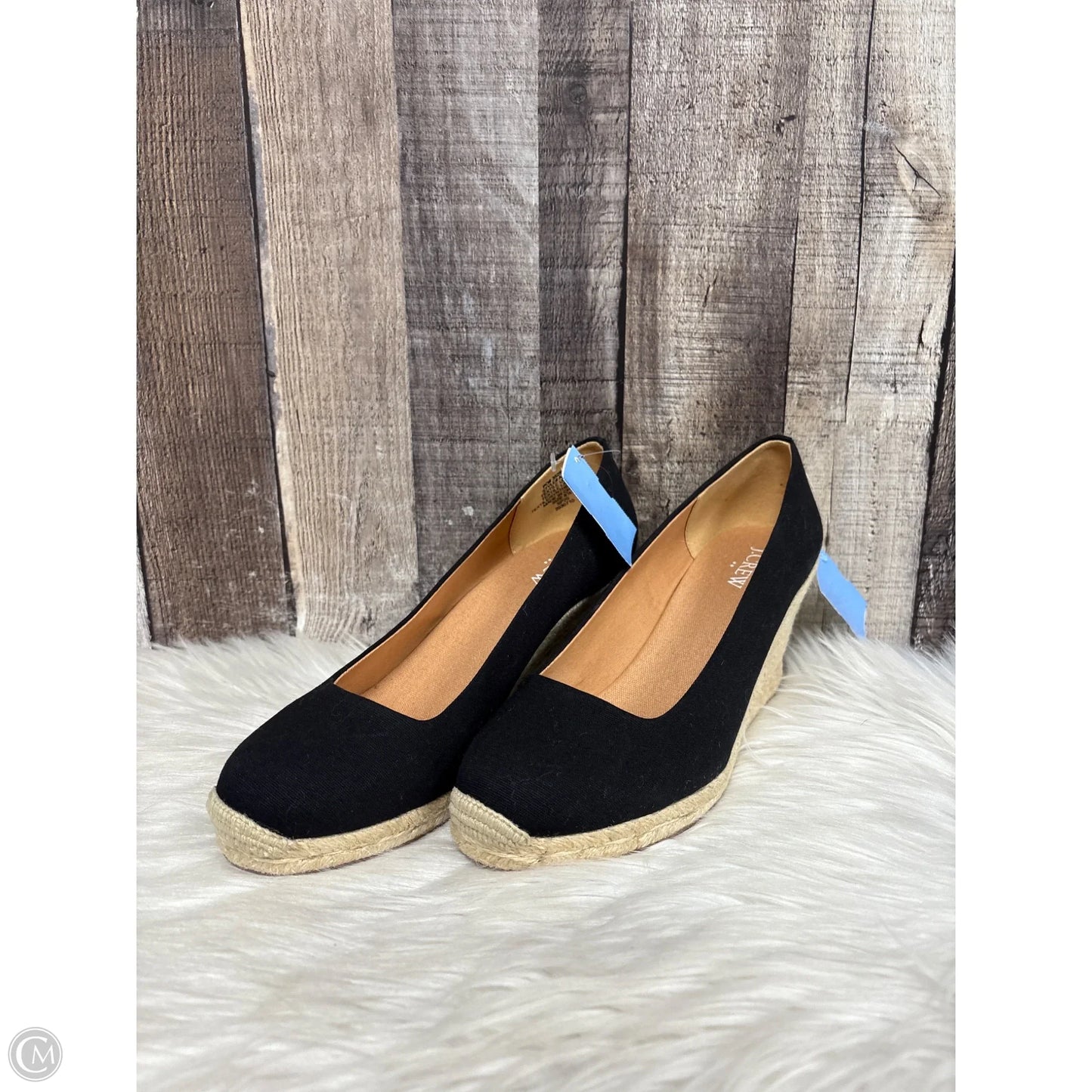 Shoes Heels Wedge By J. Crew In Black & Tan, Size: 8.5