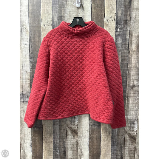 Top Long Sleeve By Orvis In Red, Size: L