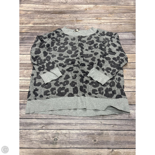 Sweater By Loft In Grey, Size: Xxl