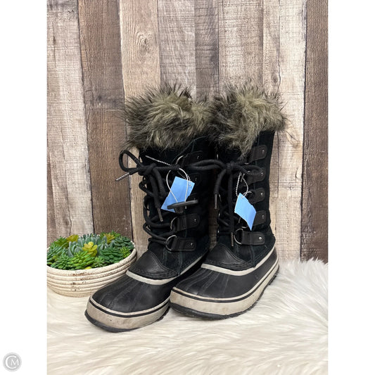 Boots Mid-calf Flats By Sorel In Black, Size: 6.5