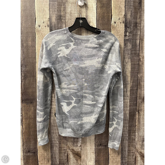 Top Long Sleeve By Loft In Grey Denim, Size: Xs