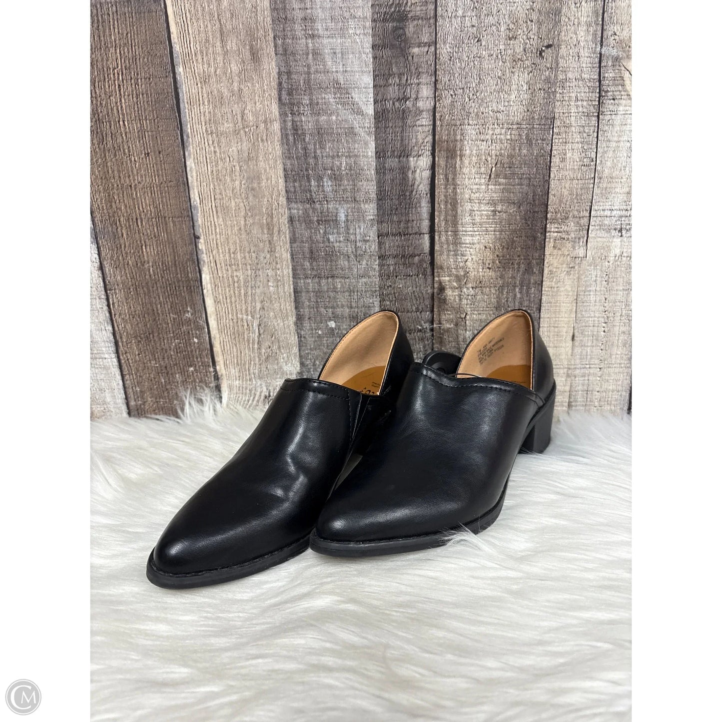 Shoes Heels Block By Ana In Black, Size: 7