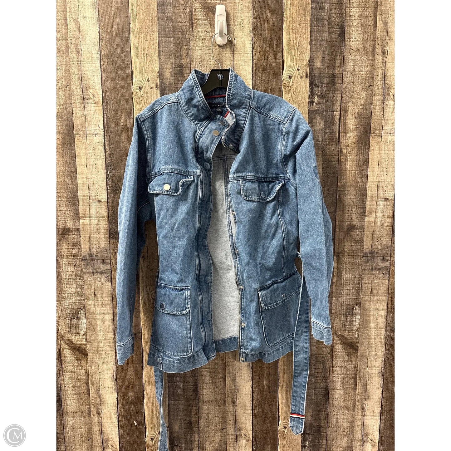 Jacket Denim By Tommy Hilfiger In Blue Denim, Size: Xxl