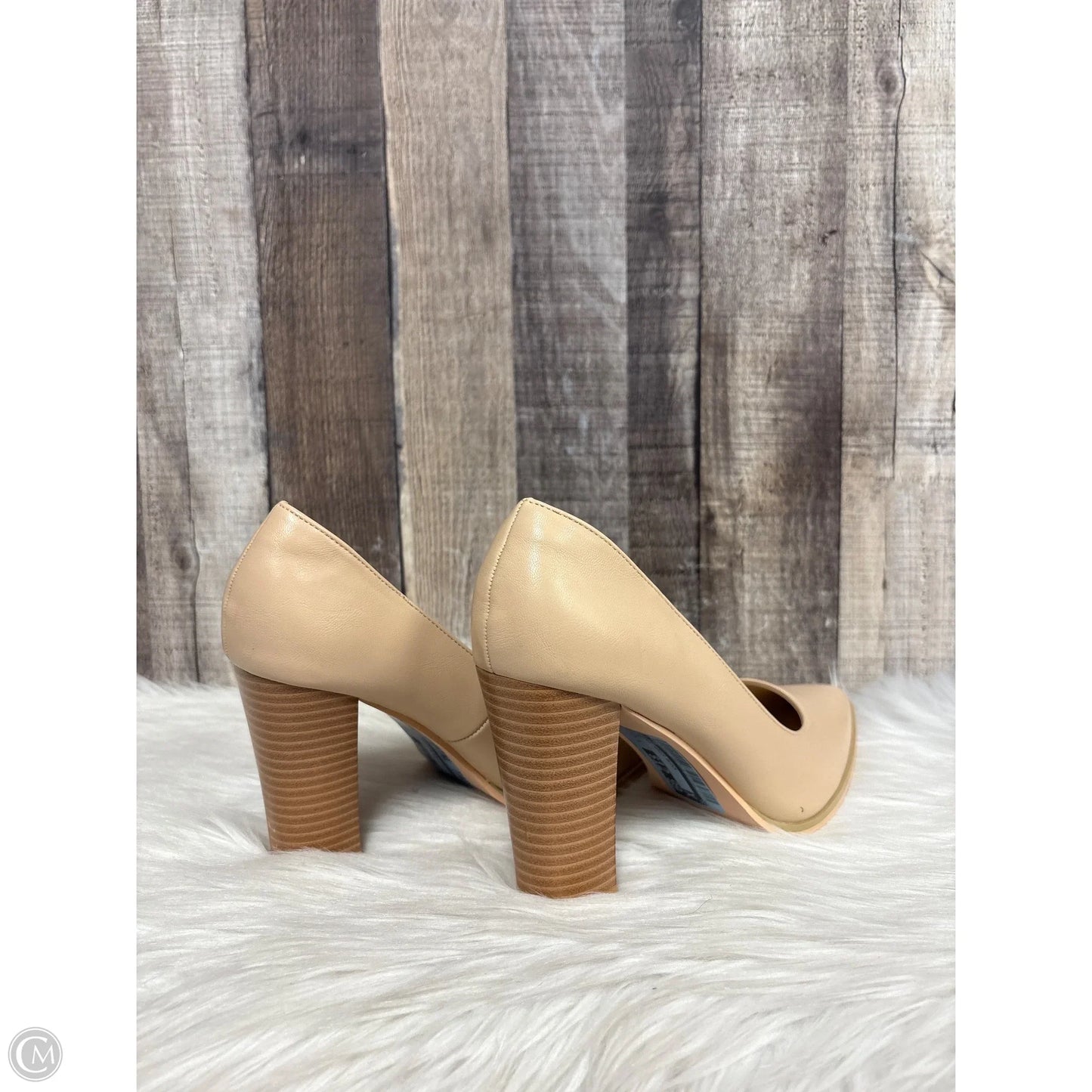 Shoes Heels Block By Cmf In Tan, Size: 7.5