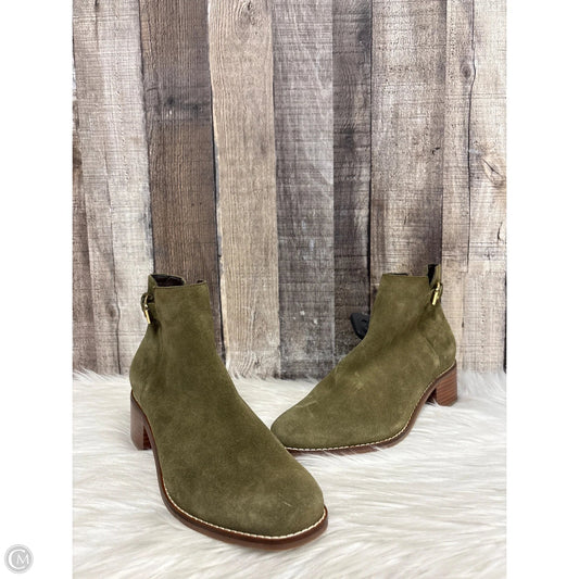 Boots Ankle Heels By Cole-haan In Green, Size: 8