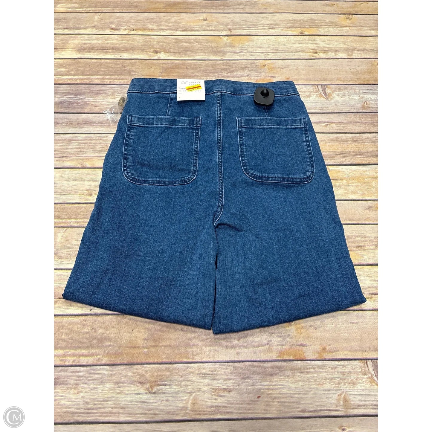 Jeans Wide Leg By Lc Lauren Conrad In Blue Denim, Size: 8