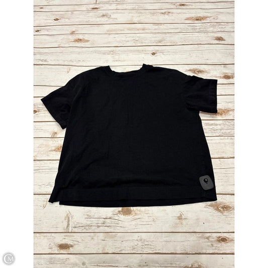 Top Short Sleeve Basic By Old Navy In Black, Size: M