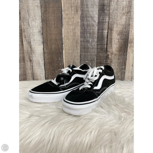 Shoes Sneakers By Vans In Black, Size: 7