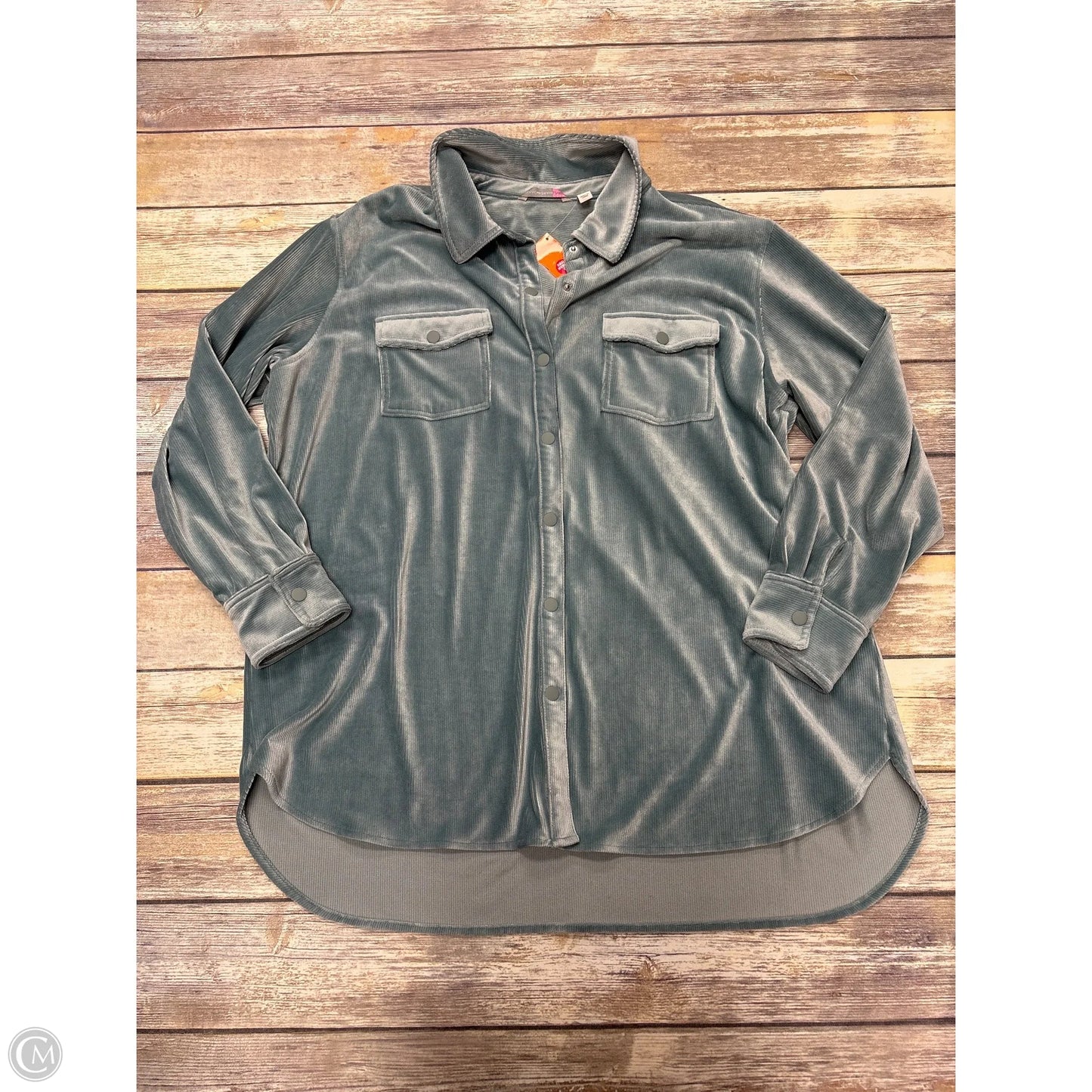 Pants Set 2pc By Isaac Mizrahi Live Qvc In Green, Size: 1x