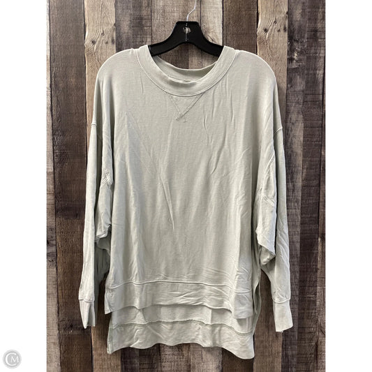 Athletic Top Long Sleeve Crewneck By Joy Lab In Green, Size: M