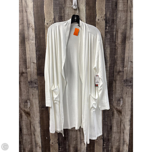 Cardigan By 32 Degrees In White, Size: L