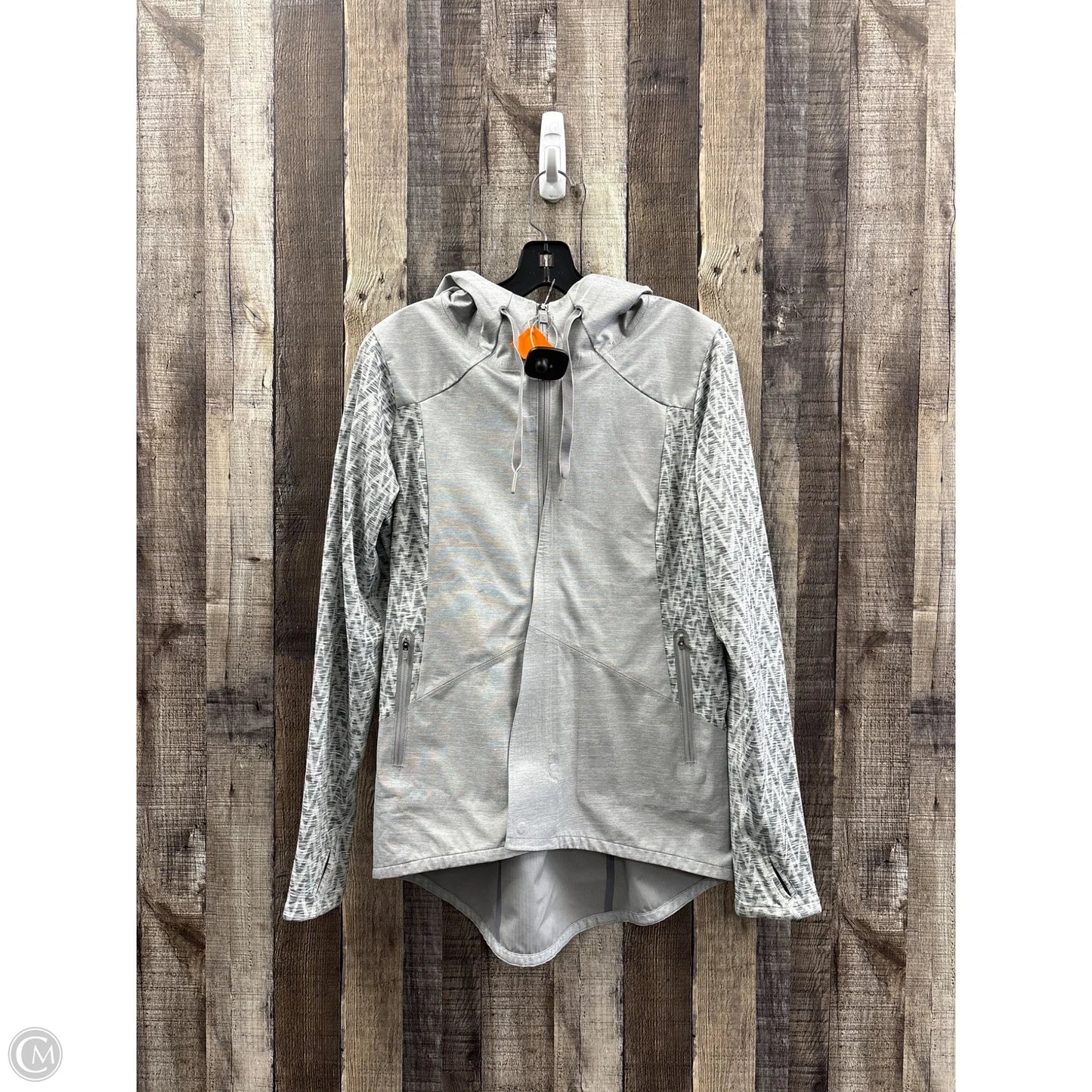 Athletic Jacket By The North Face In Grey, Size: M