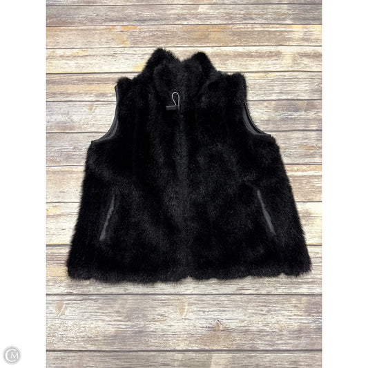 Vest Faux Fur & Sherpa By Cme In Black, Size: M