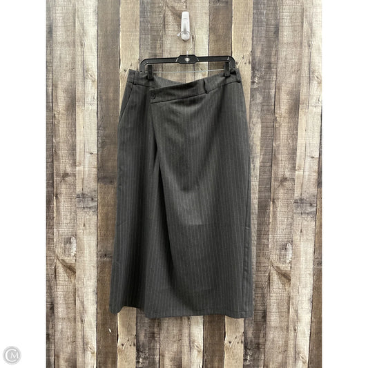 Skirt Maxi By Top Shop In Grey, Size: 12