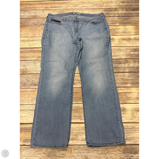 Jeans Wide Leg By Levis In Blue Denim, Size: 20