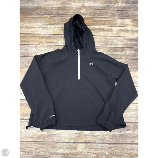 Athletic Jacket By Under Armour In Black, Size: M