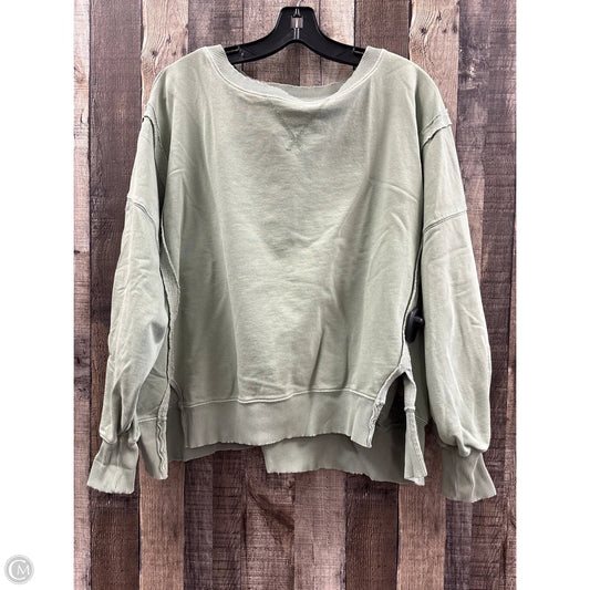 Sweatshirt Crewneck By American Eagle In Green, Size: Xs