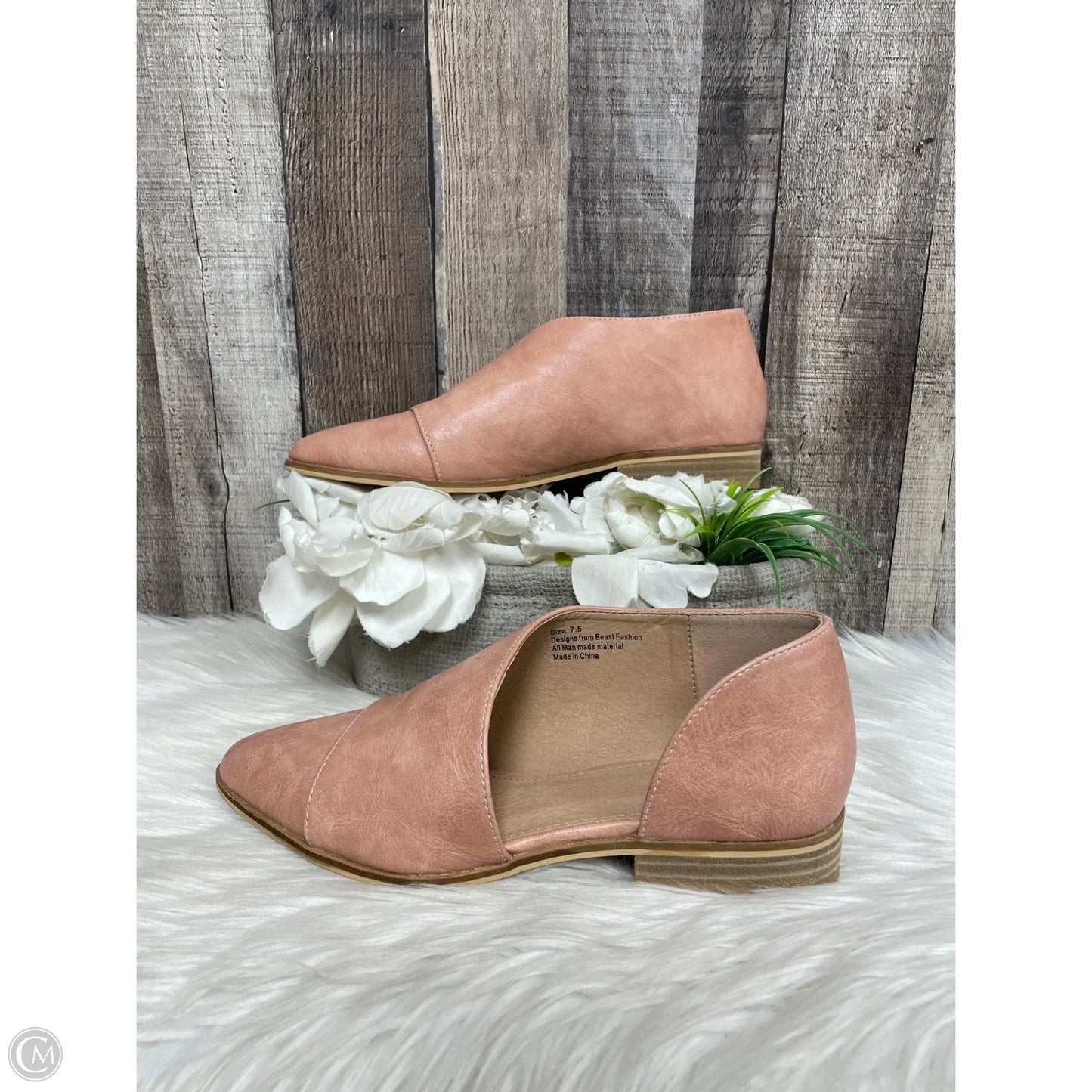 Shoes Flats By Cme In Pink, Size: 7.5