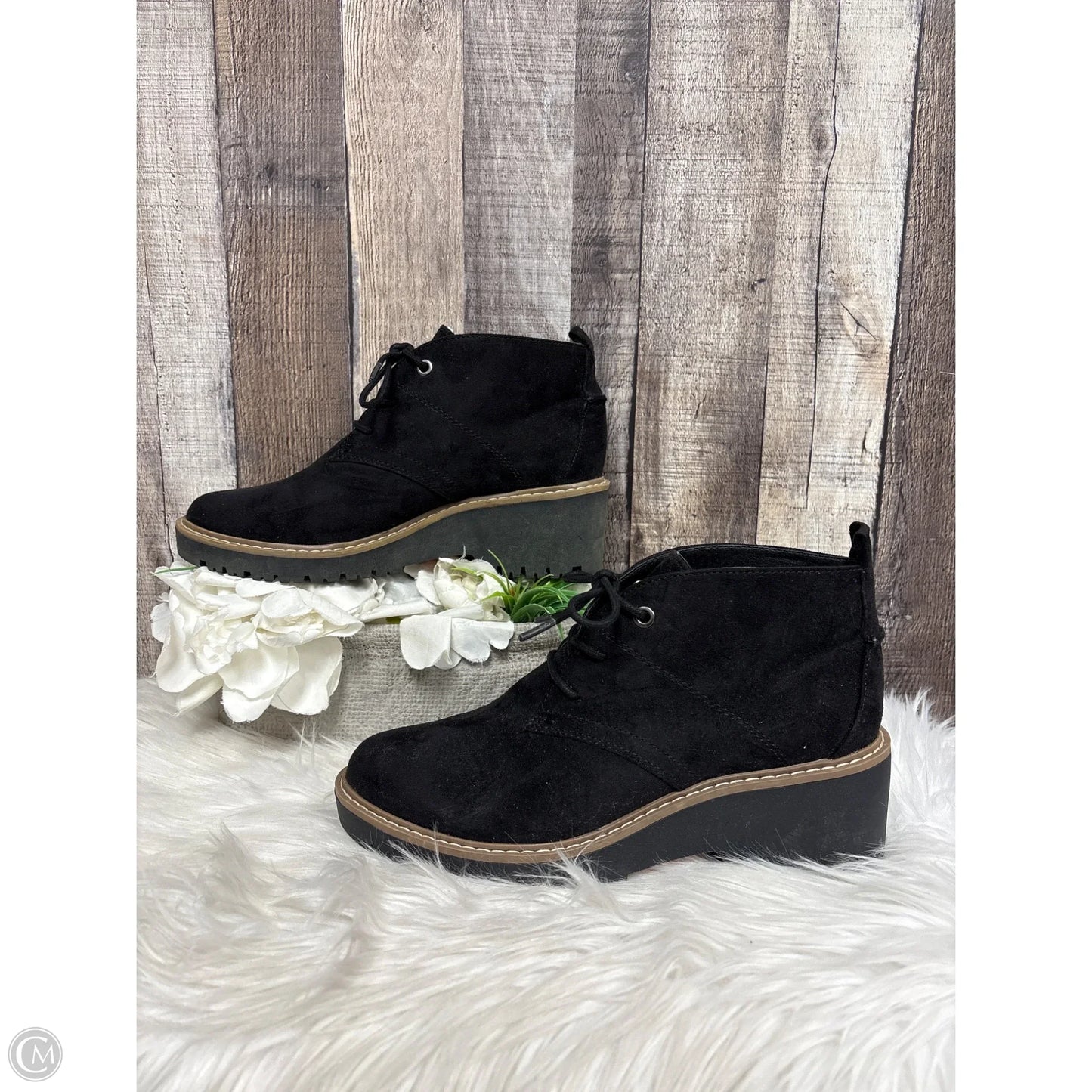 Boots Ankle Heels By White Mountain In Black, Size: 8.5