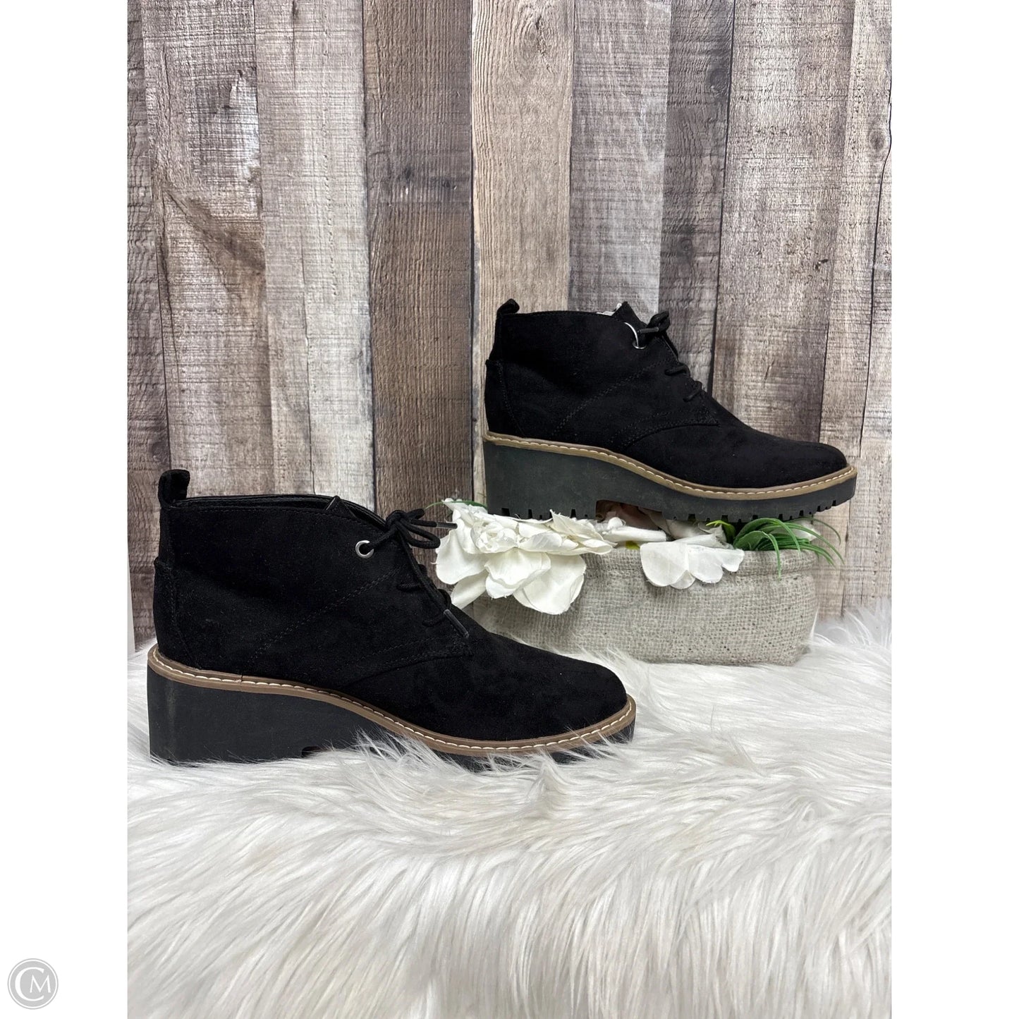 Boots Ankle Heels By White Mountain In Black, Size: 8.5