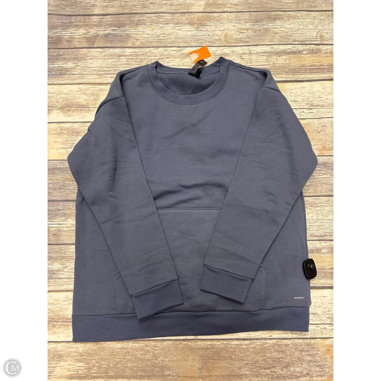 Athletic Sweatshirt Crewneck By Mondetta In Blue, Size: Xl