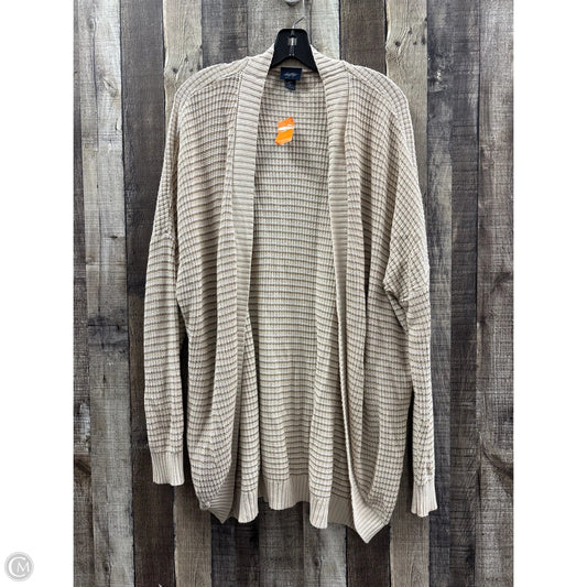 Sweater Cardigan By Daytrip In Tan, Size: L