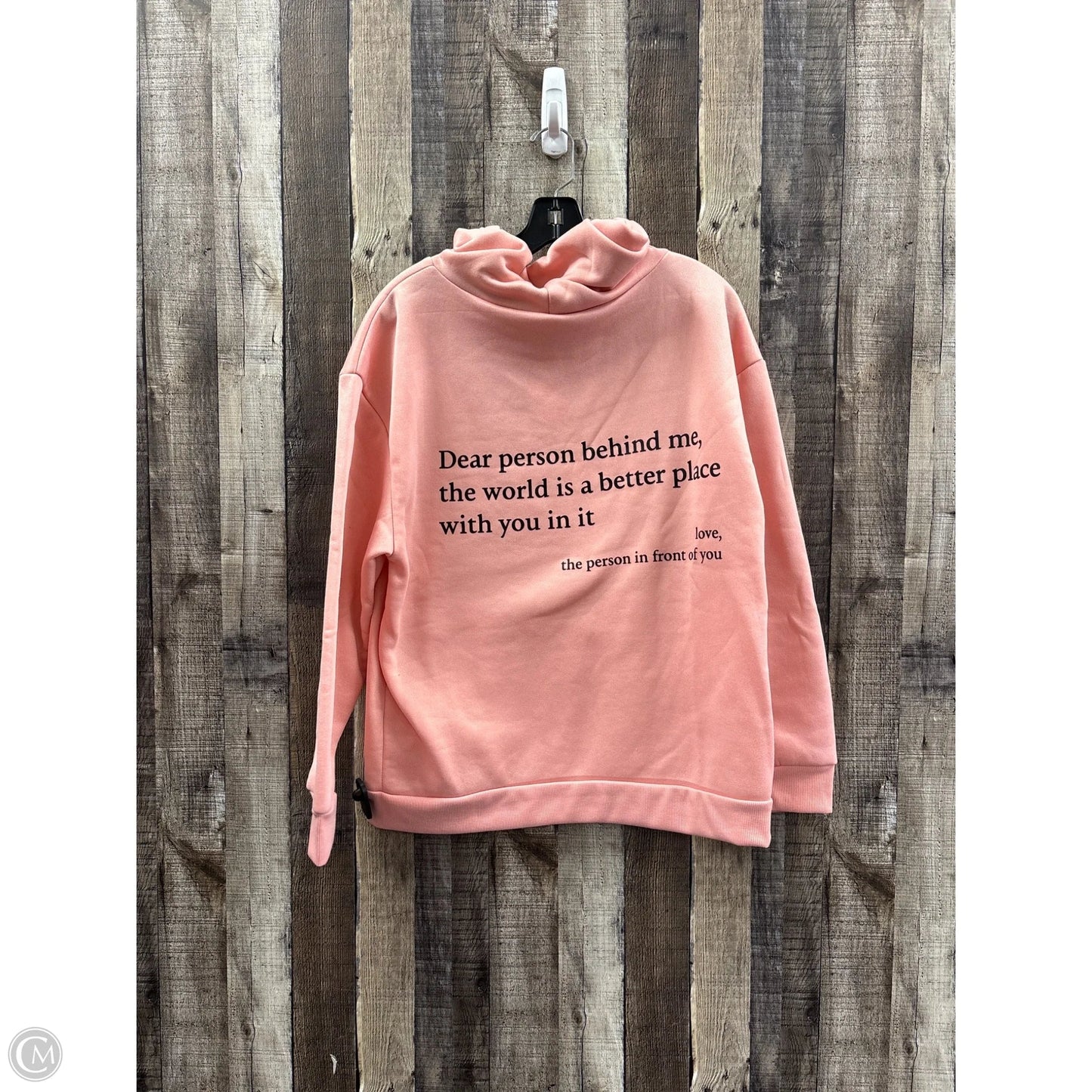 Sweatshirt Hoodie By Cmf In Pink, Size: L