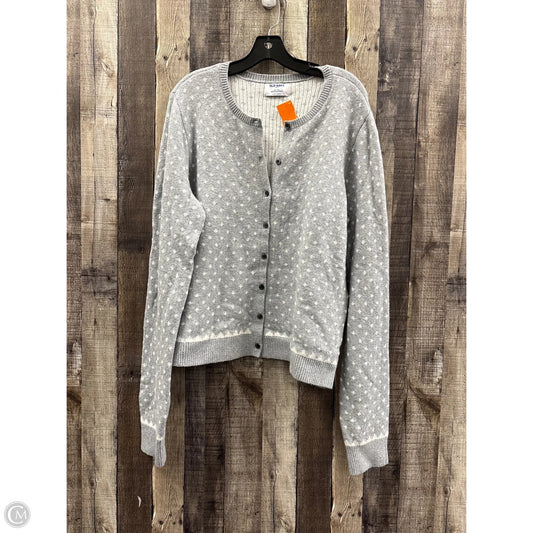 Sweater Cardigan By Old Navy In Grey, Size: Xl